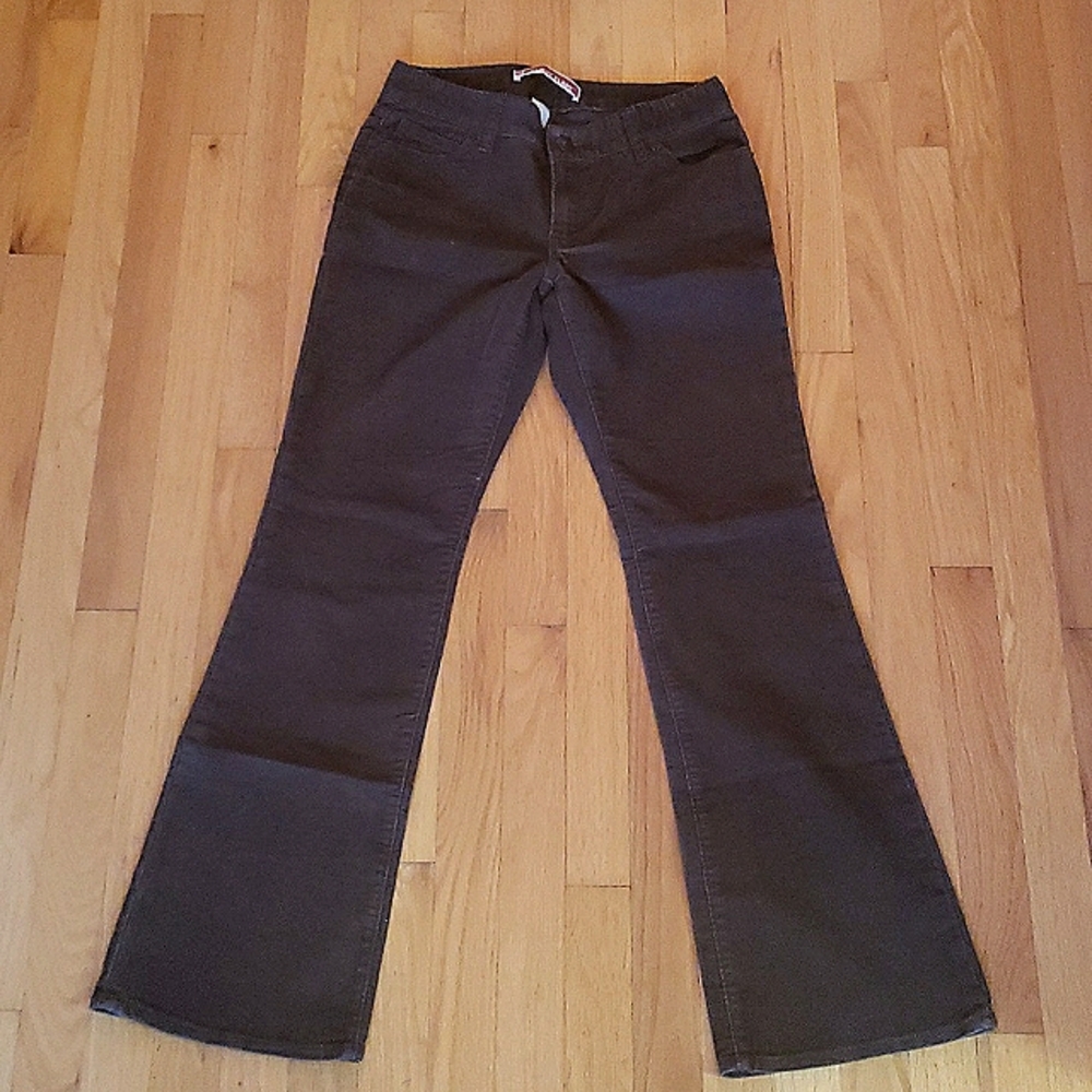 Vtg Gap Curvy Flare Brown Corduroy Pants - Picture 4 of 5